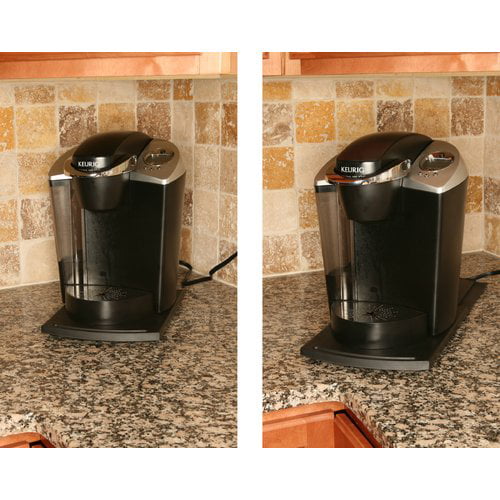 Under the Cabinet Rolling Small Countertop Appliance Tray for Keurig...